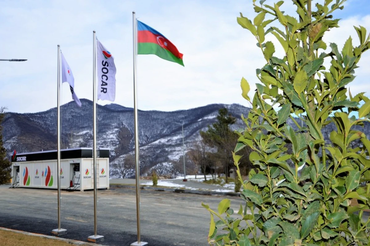 В Лачыне введена в эксплуатацию АЗС под брендом SOCAR - ФОТО