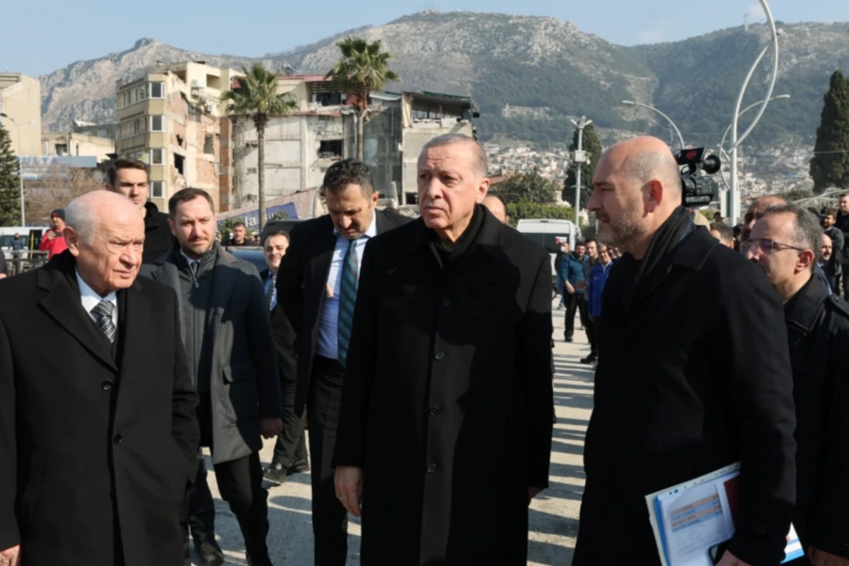 Ərdoğan Kahramanmaraşa gəlib - FOTO