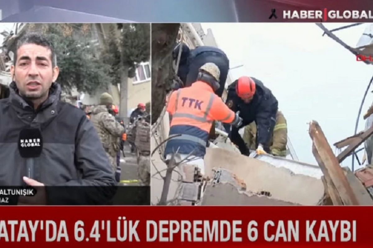 Dəhşətli gecədən sonra Hatay küçələri - VİDEO