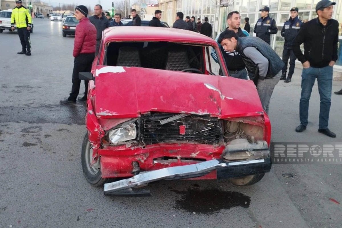 Azərbaycanda zəncirvari qəza - Yaralılar var - FOTO