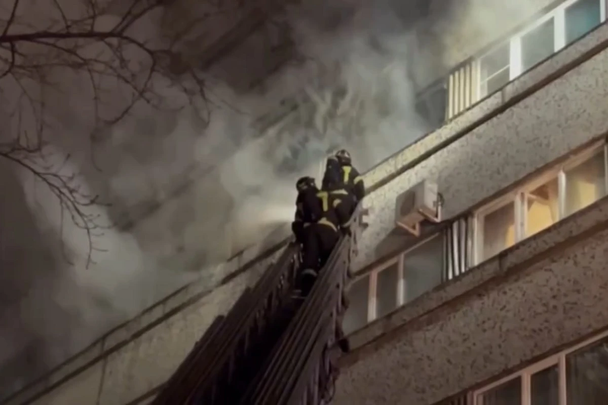 Moskvada hoteldə yanğın: 7 ölü, 11 yaralı - VİDEO