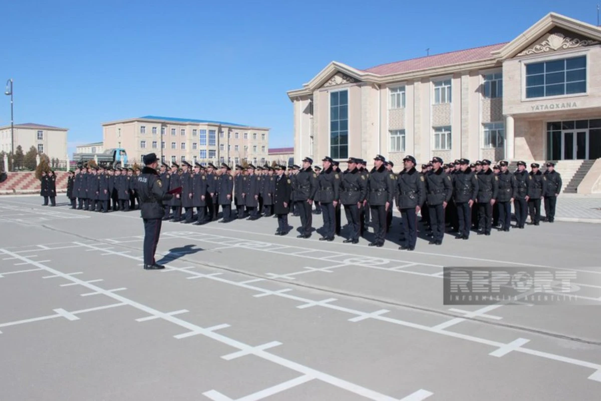 Naxçıvan DİN-in Orta İxtisas Polis Məktəbində andiçmə mərasimi keçirilib - FOTO