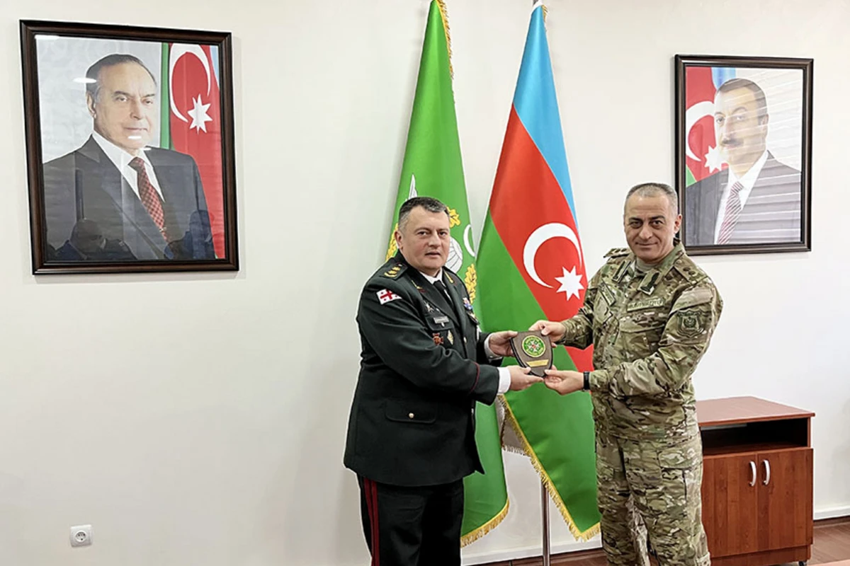 Gürcüstan nümayəndə heyəti XTQ və HDQ hərbi hissələrində olub - FOTO/VİDEO