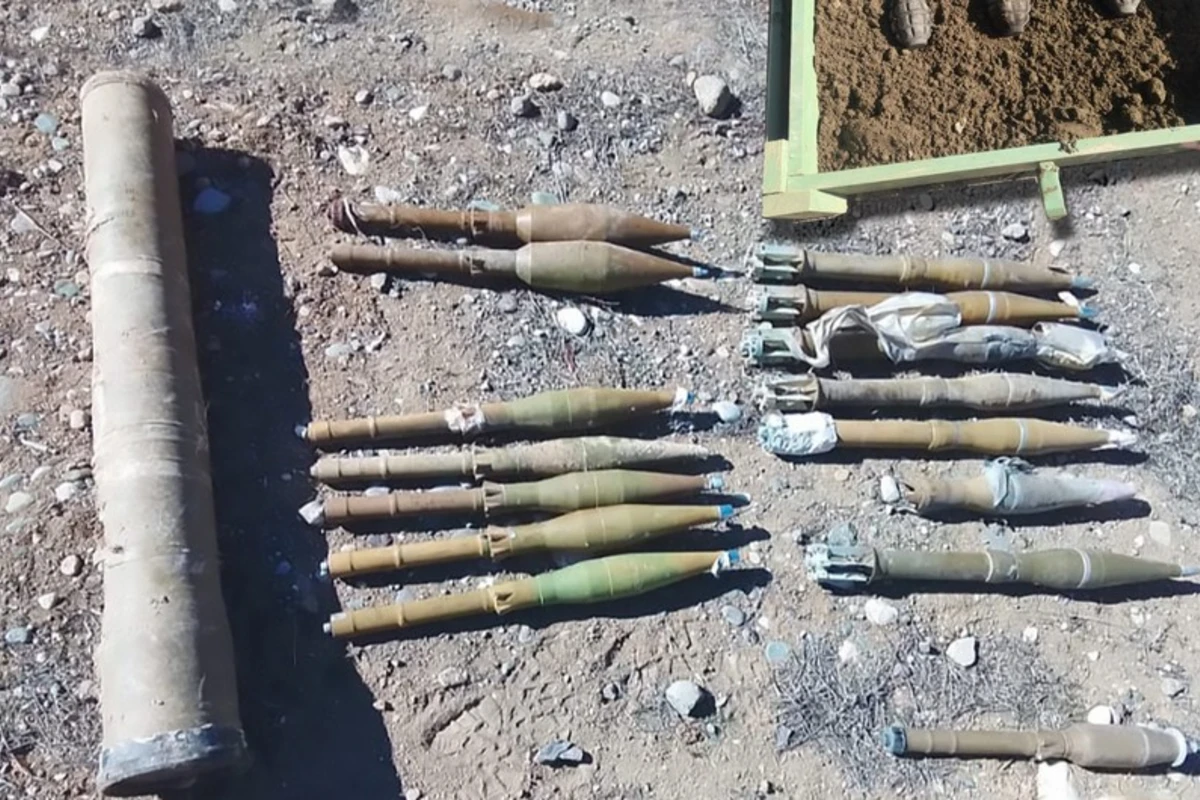 Ermənilərin qoyub qaçdıqları idarəolunan raket sistemi aşkarlandı