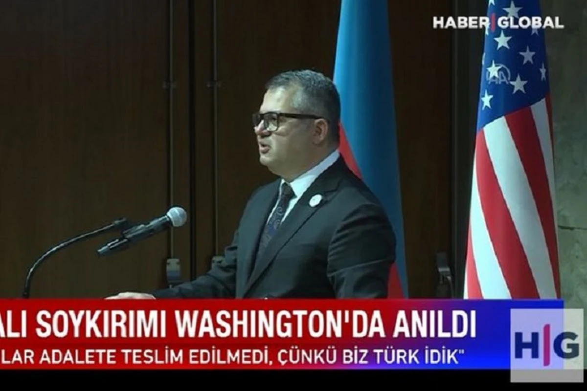 Vaşinqtonda Xocalı soyqırımı anılıb - VİDEO