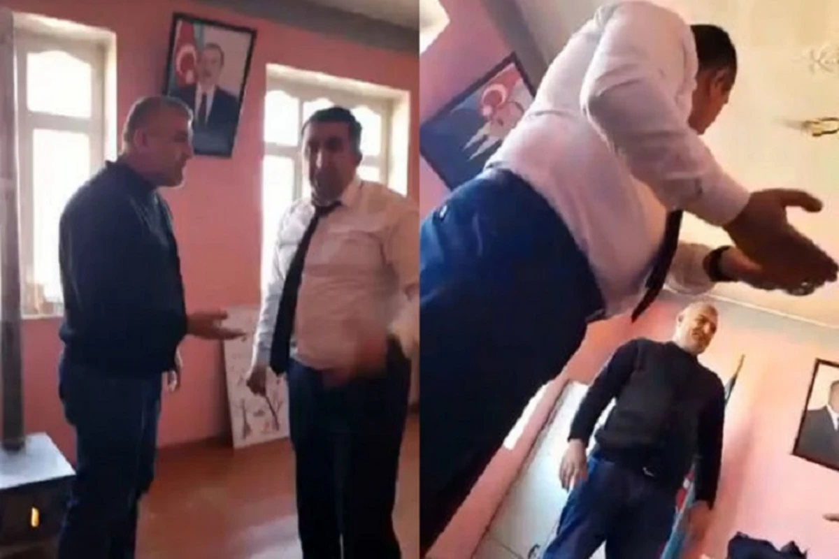 В Азербайджане произошел инцидент между директором школы и педагогом - ВИДЕО