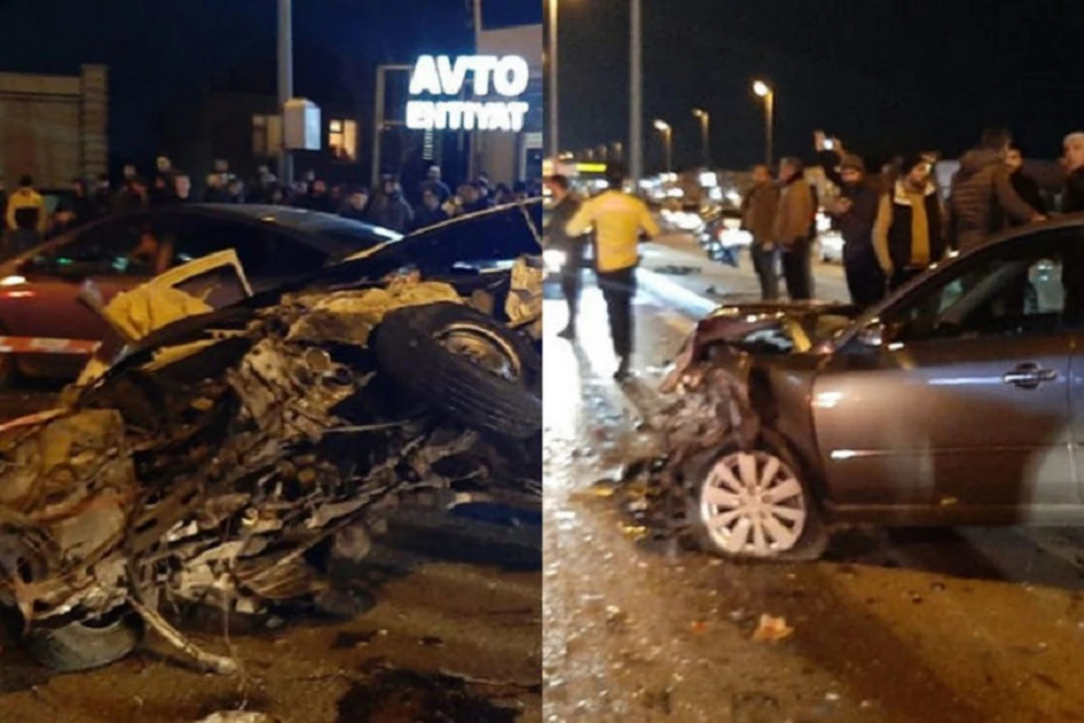 Bakıda zəncirvari qəza: Ölən və yaralananlar var - FOTO