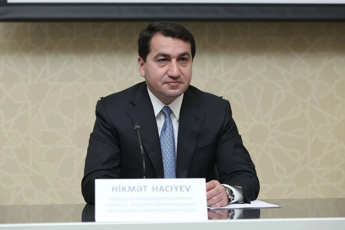 Hikmət Hacıyev: Bəzi beynəlxalq media qurumları Qarabağ münaqişəsində Azərbaycanı günahkar kimi təqdim etməyə çalışırdı