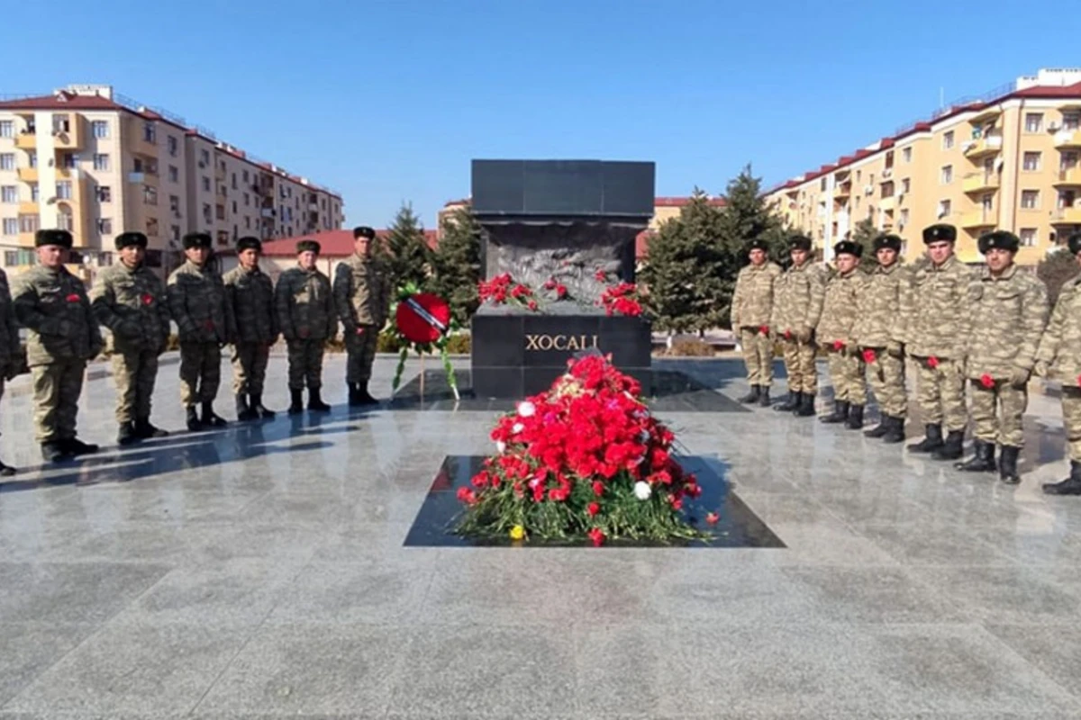 Azərbaycan Ordusunda Xocalı soyqırımının 31-ci ildönümü ilə əlaqədar silsilə tədbirlər keçirilib - FOTO/VİDEO