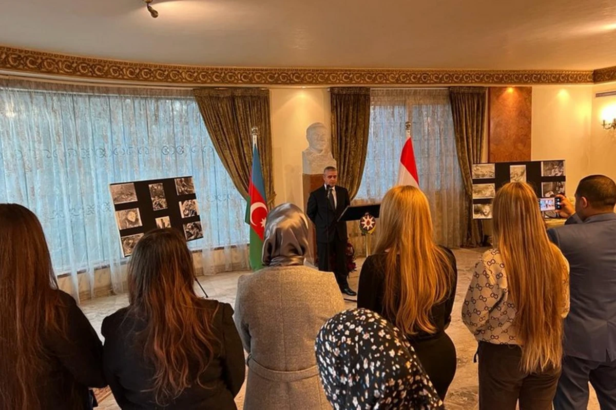 Misirdə Xocalı soyqırımı anılıb - FOTO