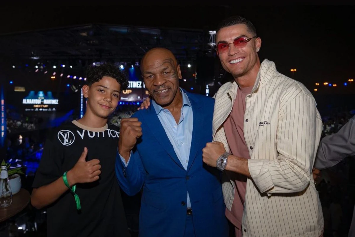 Ronaldo Mayk Taysonla görüşdü - FOTO