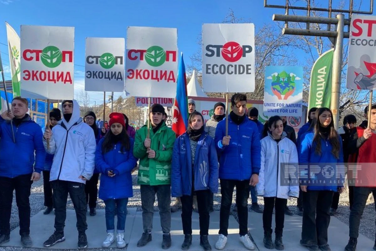 Экоакция на дороге Ханкенди-Лачын: демонстранты проявляют высокую активность и на 79-й день