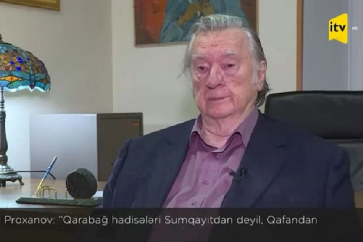 Aleksandr Proxanov: “Qarabağ hadisələri Sumqayıtdan deyil, Qafandan başlayıb” - VİDEO