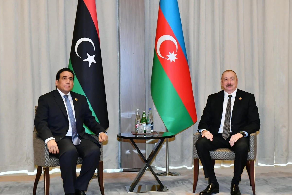 İlham Əliyev Liviya Dövləti Prezident Şurasının sədri ilə görüşüb - FOTO