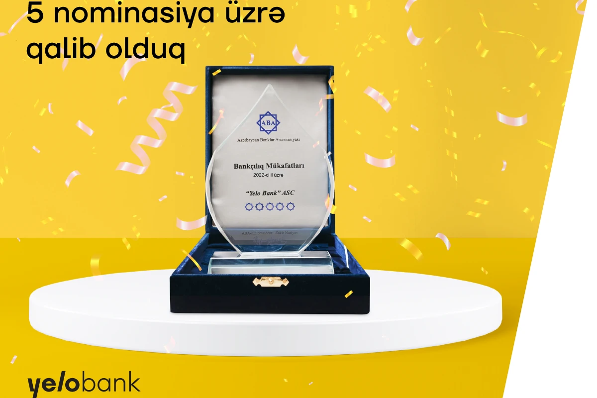 Yelo Bank 5 mükafata layiq görüldü