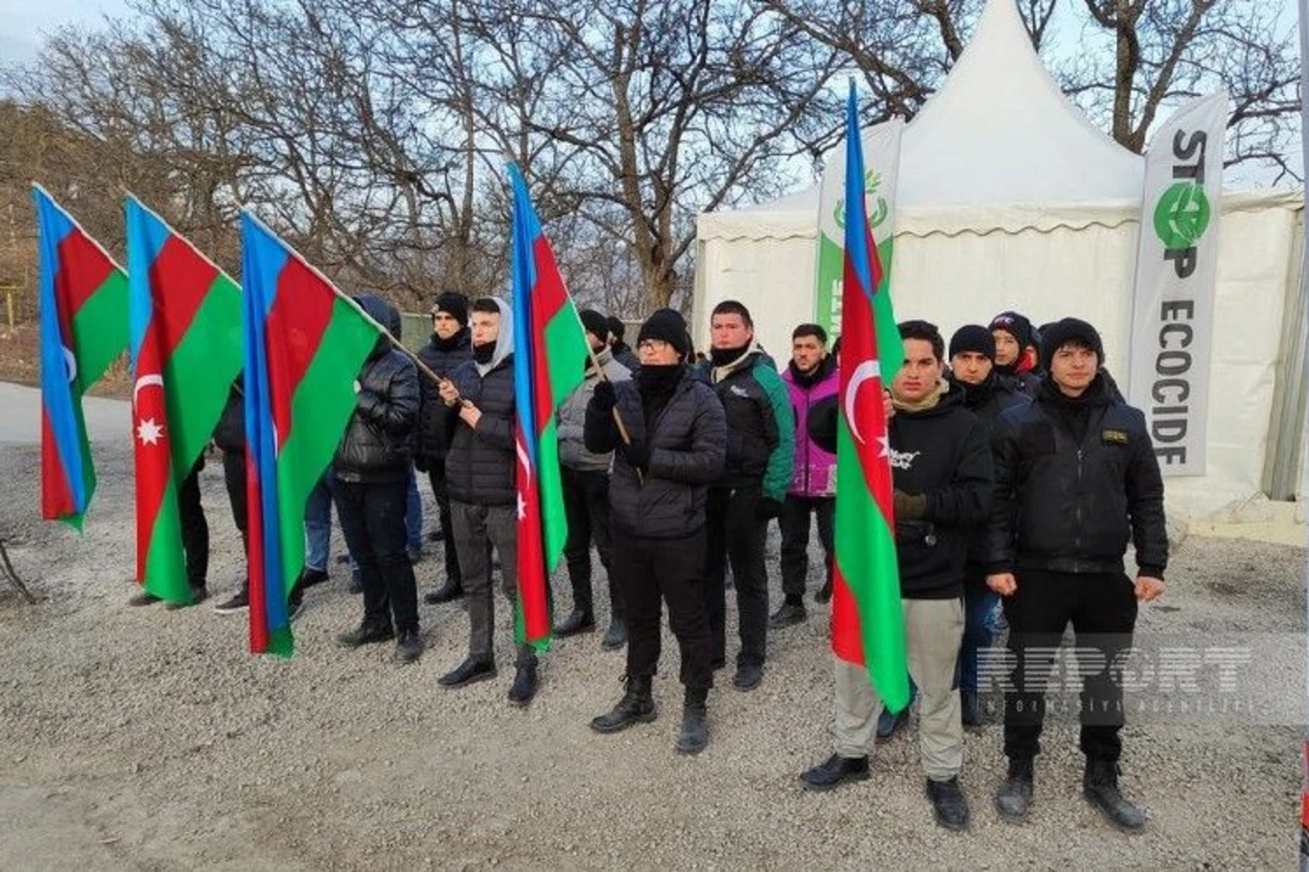 Акция протеста на дороге Ханкенди - Лачын продолжается уже 83 дня