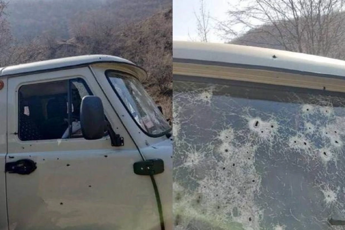 Ermənilərin Qarabağdakı qanunsuz birləşmələrə silah-sursat daşıdıqları avtomobil məhv edilib - FOTO