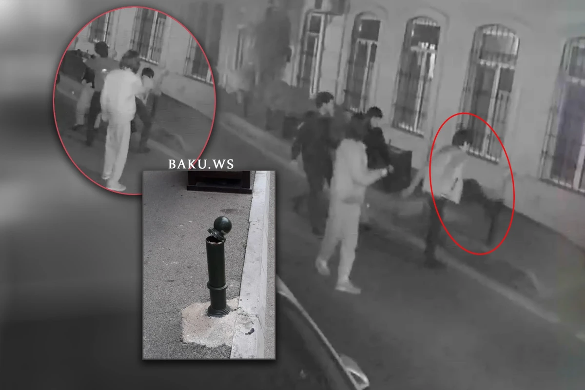 В Баку группа подростков нахулиганила на улице: начато расследование - ВИДЕО