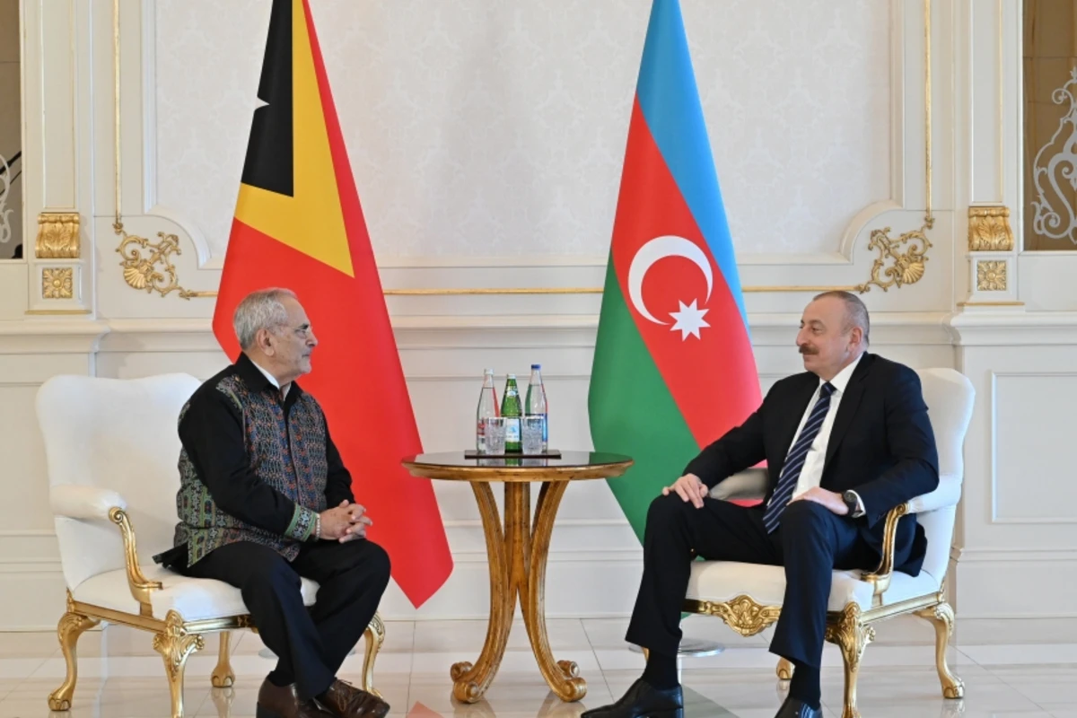 İlham Əliyev Timor-Lestenin Prezidenti ilə görüşüb - FOTO - YENİLƏNİB