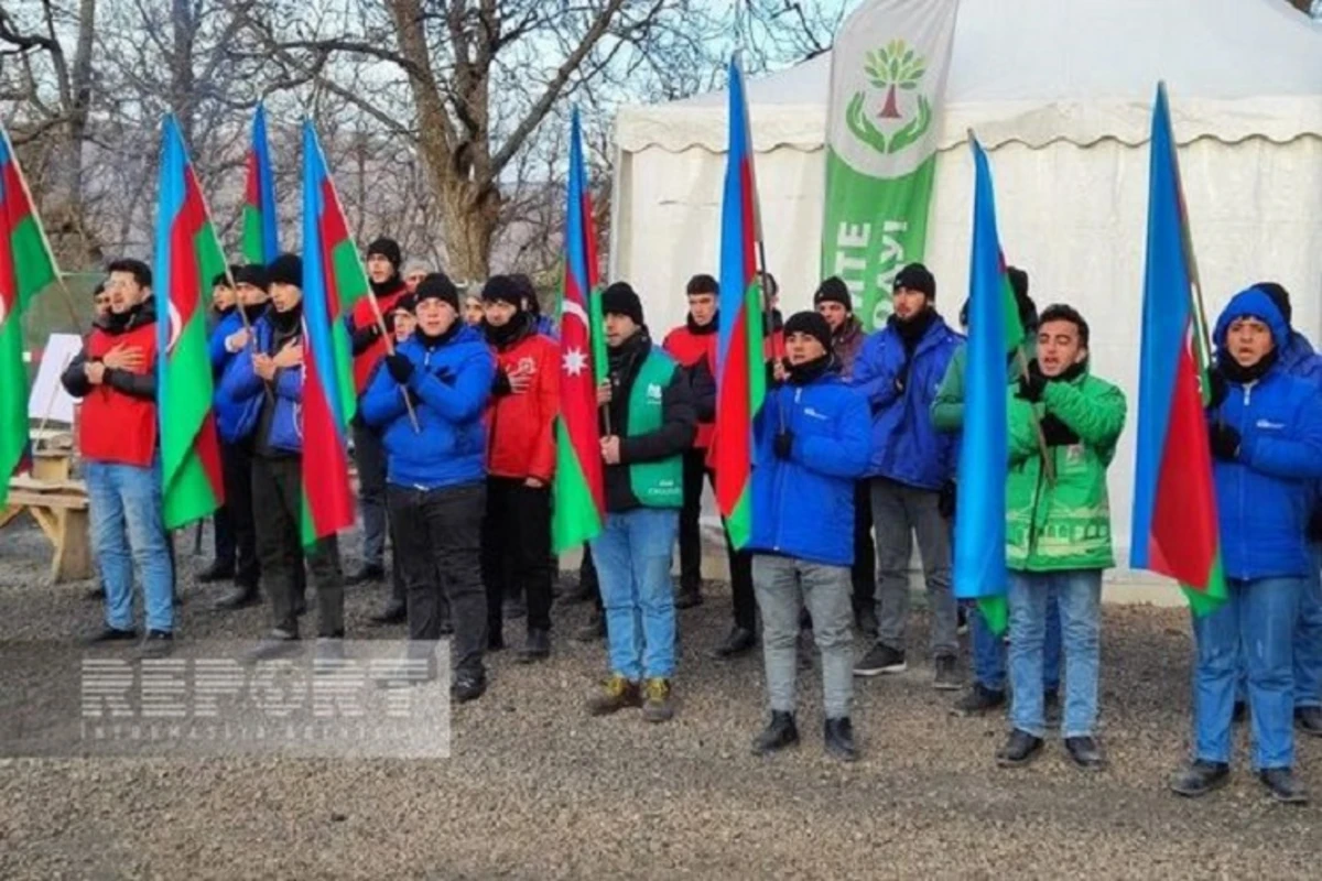 Акция протеста на дороге Ханкенди - Лачын продолжается уже 87-й день - ФОТО