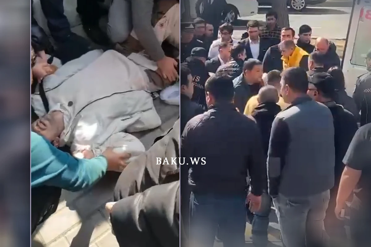 Bakıda silahlı insidentin baş verdiyi ərazidən ƏN SON GÖRÜNTÜLƏR - VİDEO