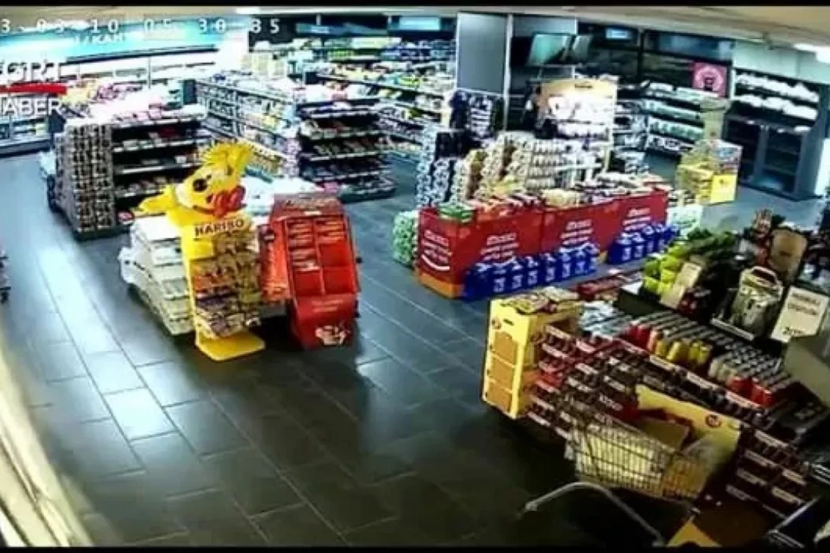 Kayseridə baş verən bugünkü zəlzələ ilə bağlı qorxulu görüntülər - VİDEO