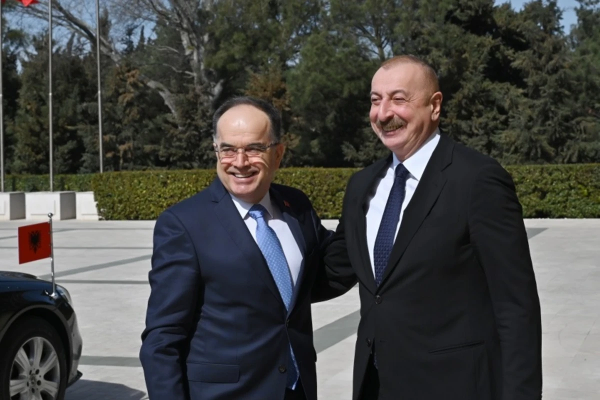 Azərbaycan Prezidenti İlham Əliyev Albaniya Prezidenti Bayram Beqay ilə görüşüb - FOTO - YENİLƏNİB