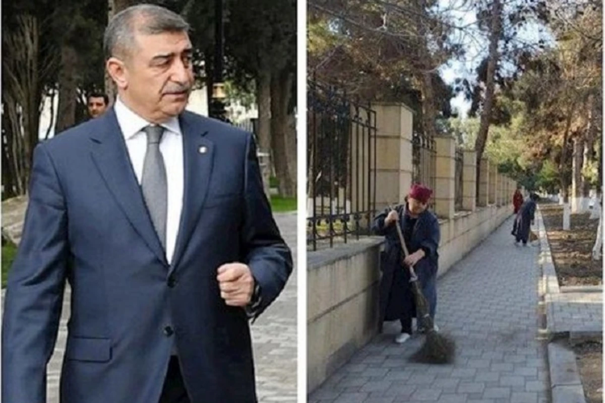 İcra başçısı tibb işçilərinə küçədəki tullantıları təmizlətdirdi - FOTO