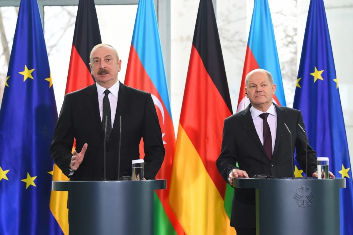 Президент Азербайджана и Канцлер Германии провели совместную пресс-конференцию - ВИДЕО
