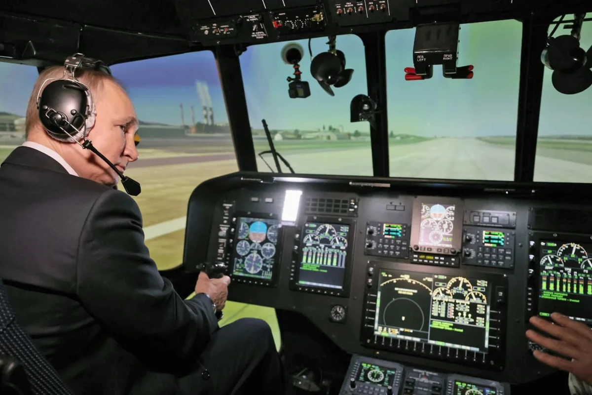 Putin pilotlar üçün simulyatoru sınaqdan keçirdi  - VİDEO