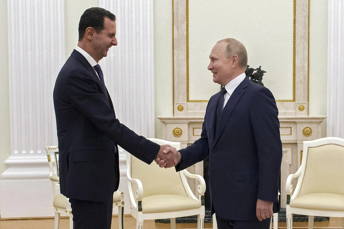 Началась встреча Путина и Башара Асада