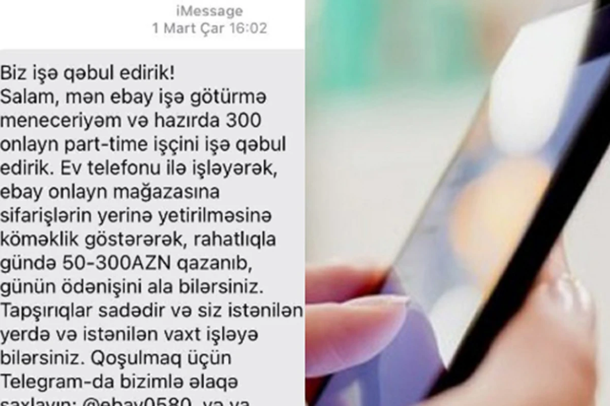 Bu mesajlardan sizə də gəlir?  - Ehtiyatlı olun! - FOTO