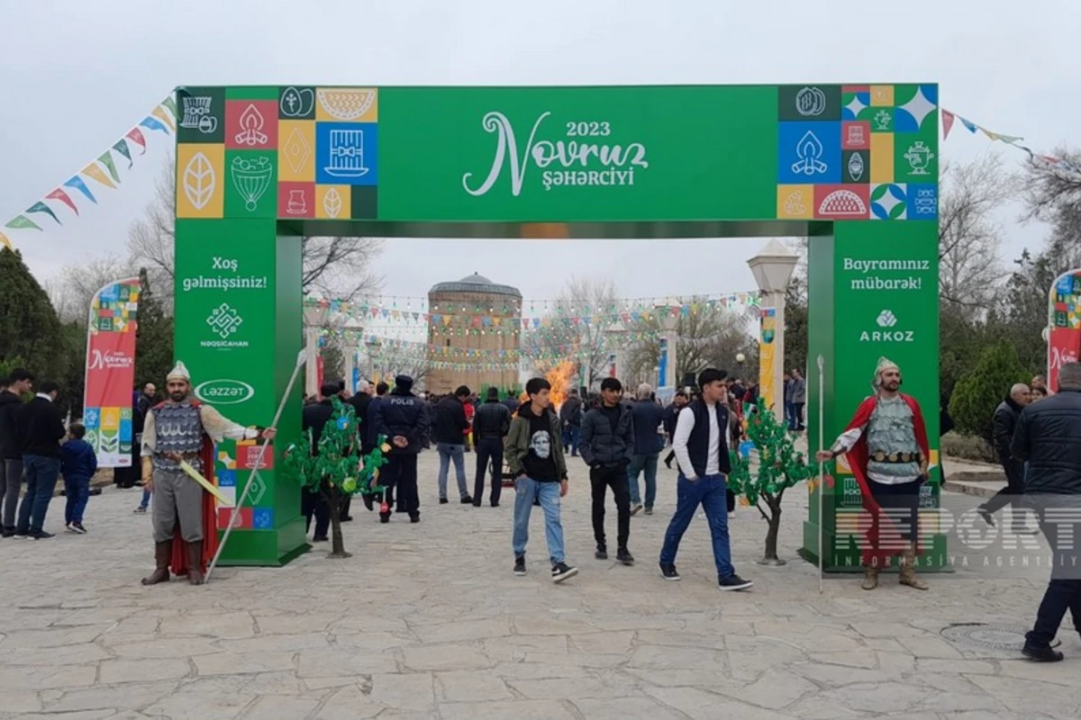 Naxçıvanda ilk dəfə Novruz şəhərciyi keçirilir - FOTO