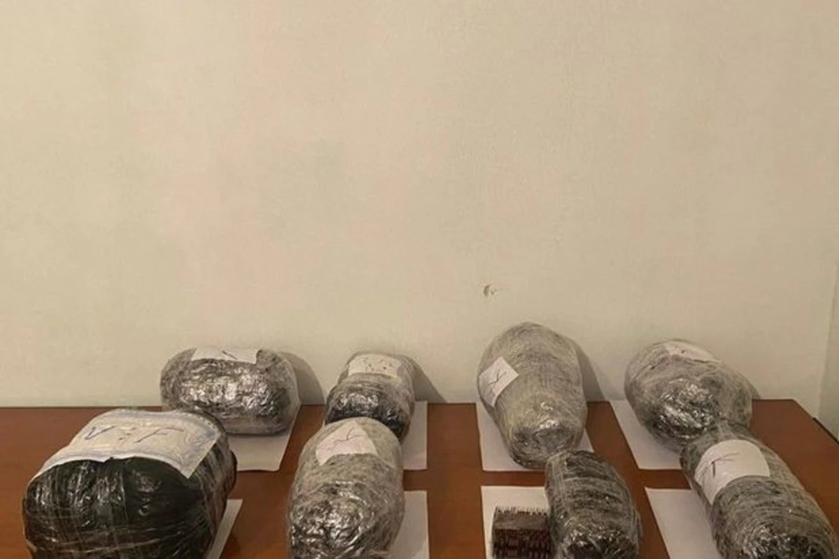 İrandan Azərbaycana narkotik keçirilməsinin qarşısı alındı - FOTO