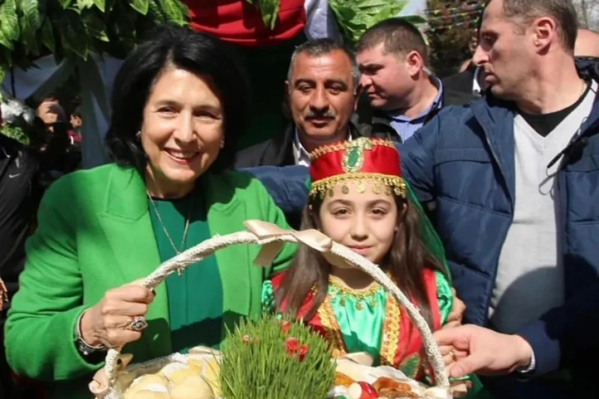 Gürcüstan Prezidenti azərbaycanlıları Novruz bayramı münasibətilə təbrik edib
