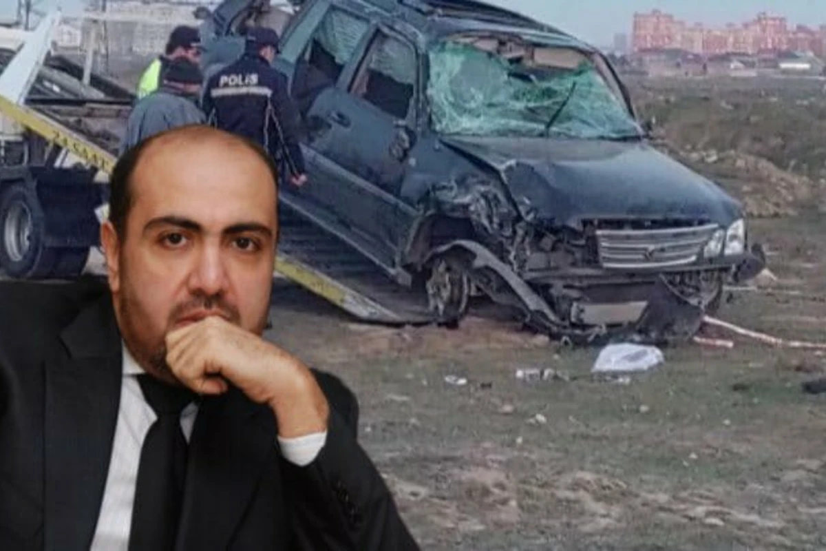 Oqtay Əliyevin öldüyü qəza yerindən görüntülər - VİDEO