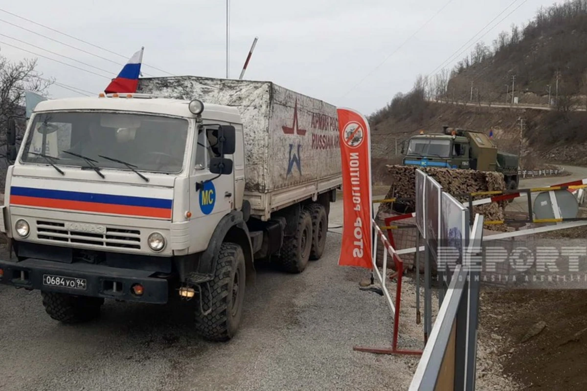 По дороге Ханкенди - Лачын беспрепятственно проехали 88 автомобилей РМК - ОБНОВЛЕНО + ВИДЕО