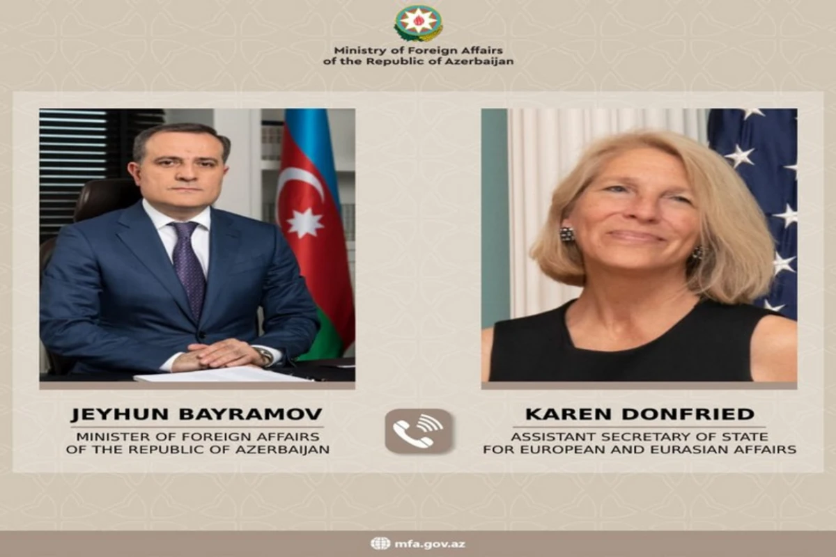 Ceyhun Bayramov ABŞ Dövlət katibinin köməkçisi ilə Azərbaycan-Ermənistan arasında sülh prosesini müzakirə edib