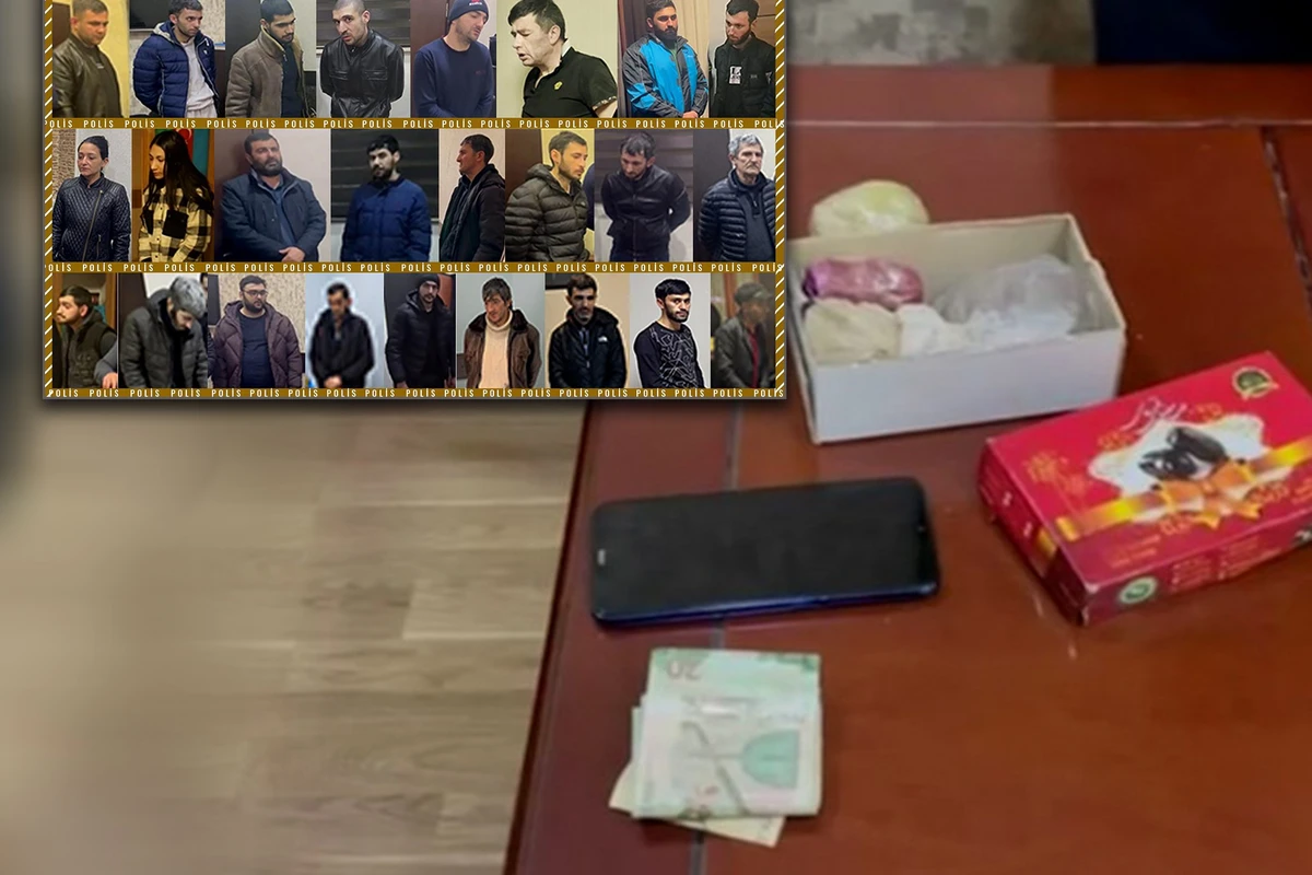 Yasamalda narkotik əməliyyatı - 33 nəfər saxlanıldı - FOTO/VİDEO