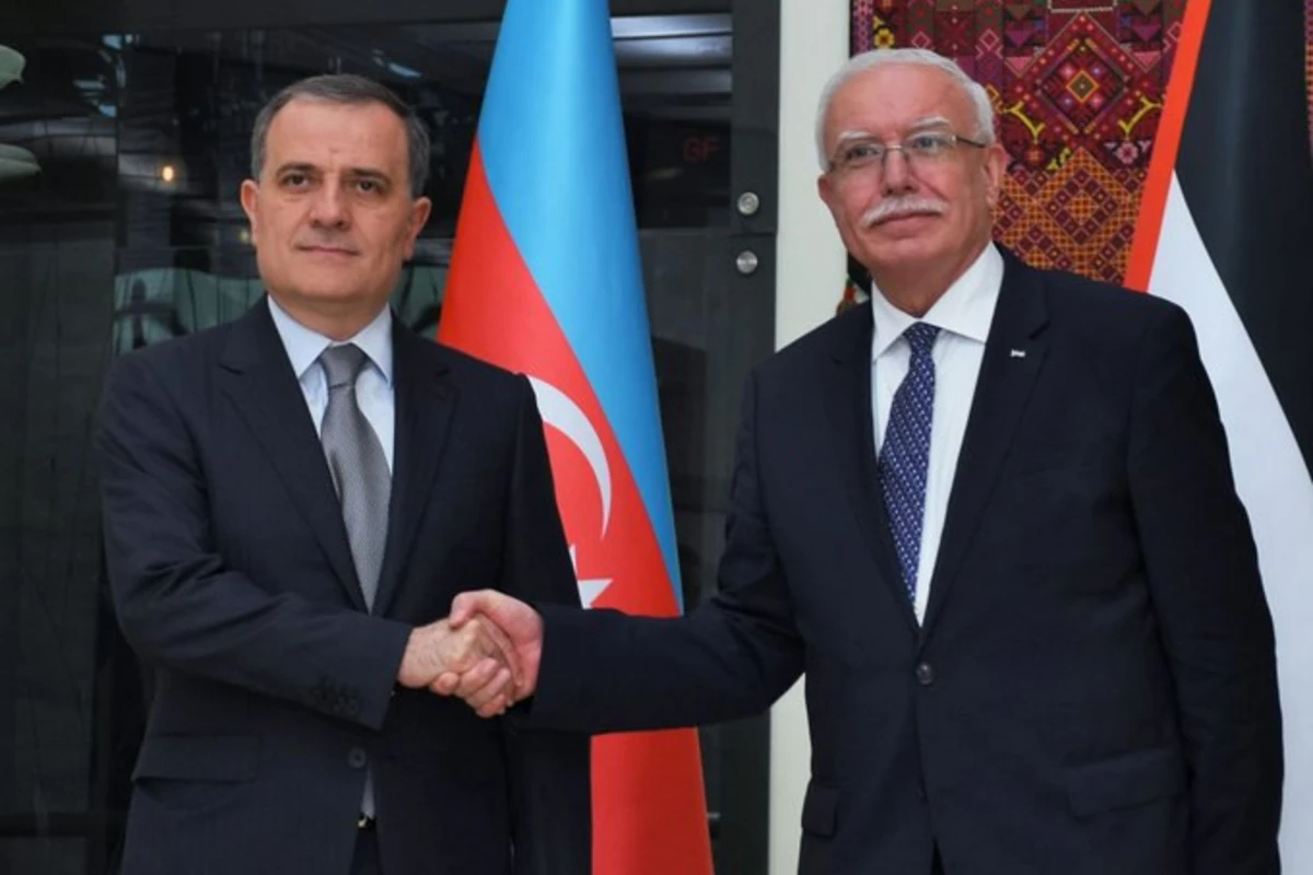 Azərbaycan və Fələstin XİN başçılarının görüşü keçirilir - FOTO
