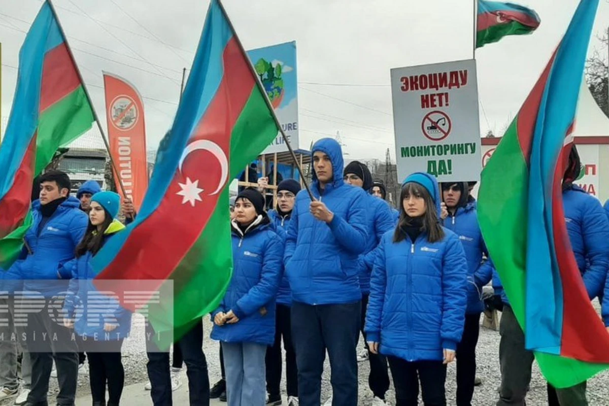 Xankəndi-Laçın yolunda etirazçılar 110 gündür dünya ictimaiyyətinə çağırışlar edir - FOTO