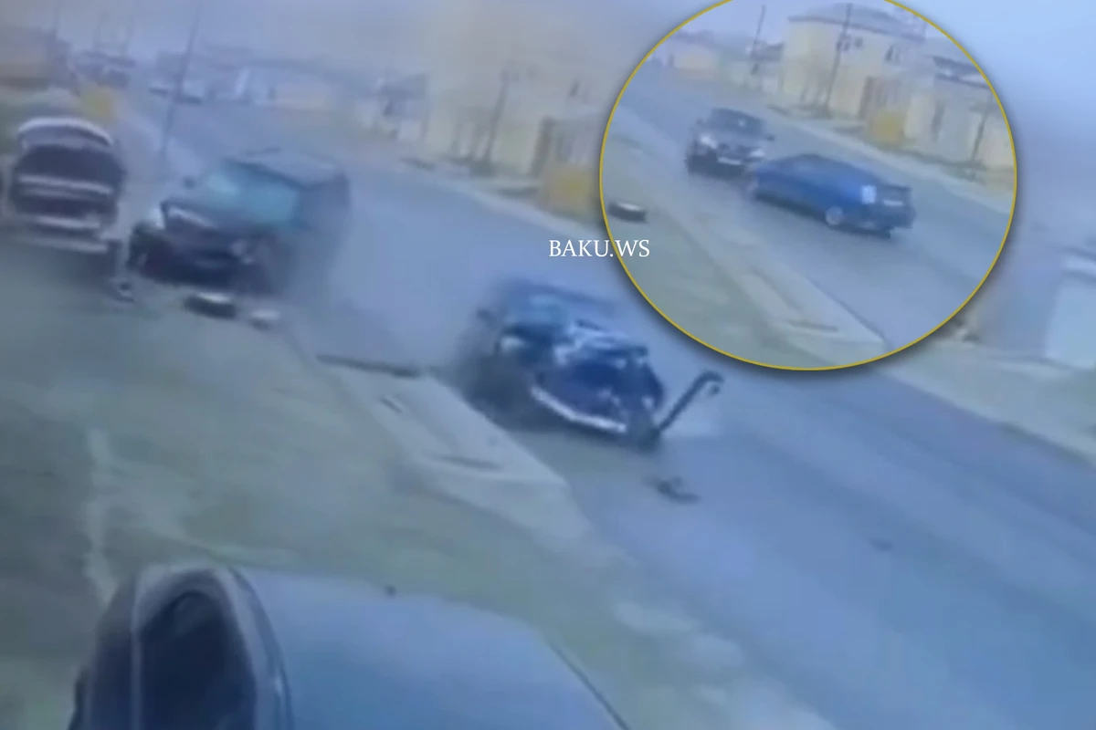 Bakıda daha bir Prius qəzası - Xəsarət alanlar var - VİDEO