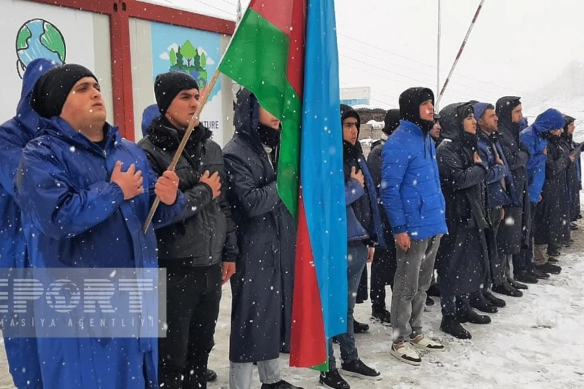 Акция протеста на дороге Ханкенди - Лачын продолжается уже 111 дней - ФОТО