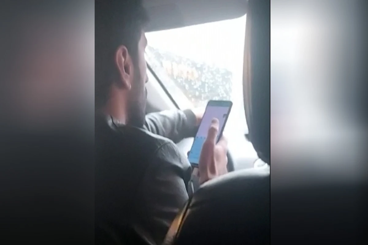 Bakıda daha bir taksi sürücüsü ilə qadın sərnişin arasında mübahisə - FOTO/VİDEO
