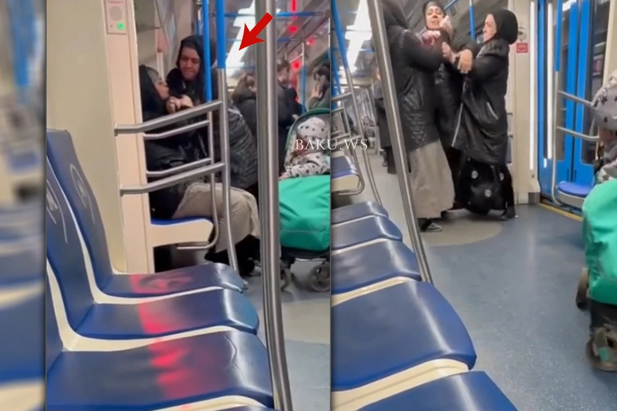 Metroda qadınlar arasında dava ilə bağlı RƏSMİ AÇIQLAMA - VİDEO - YENİLƏNİB