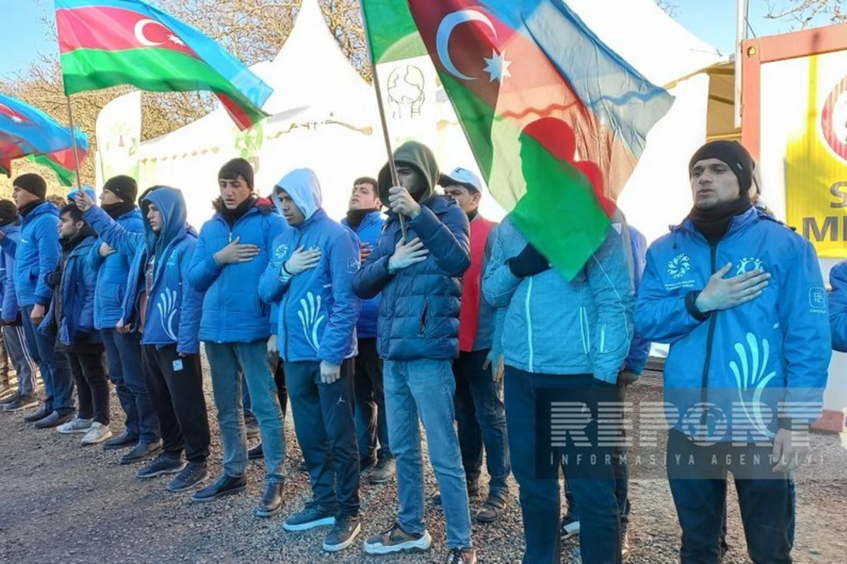 Экоакция на дороге Ханкенди - Лачын продолжается 114 дней - ФОТО