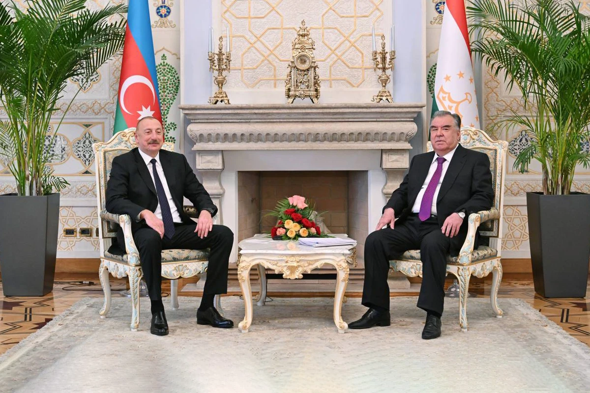 İlham Əliyevin Tacikistan Prezidenti ilə təkbətək görüşü olub