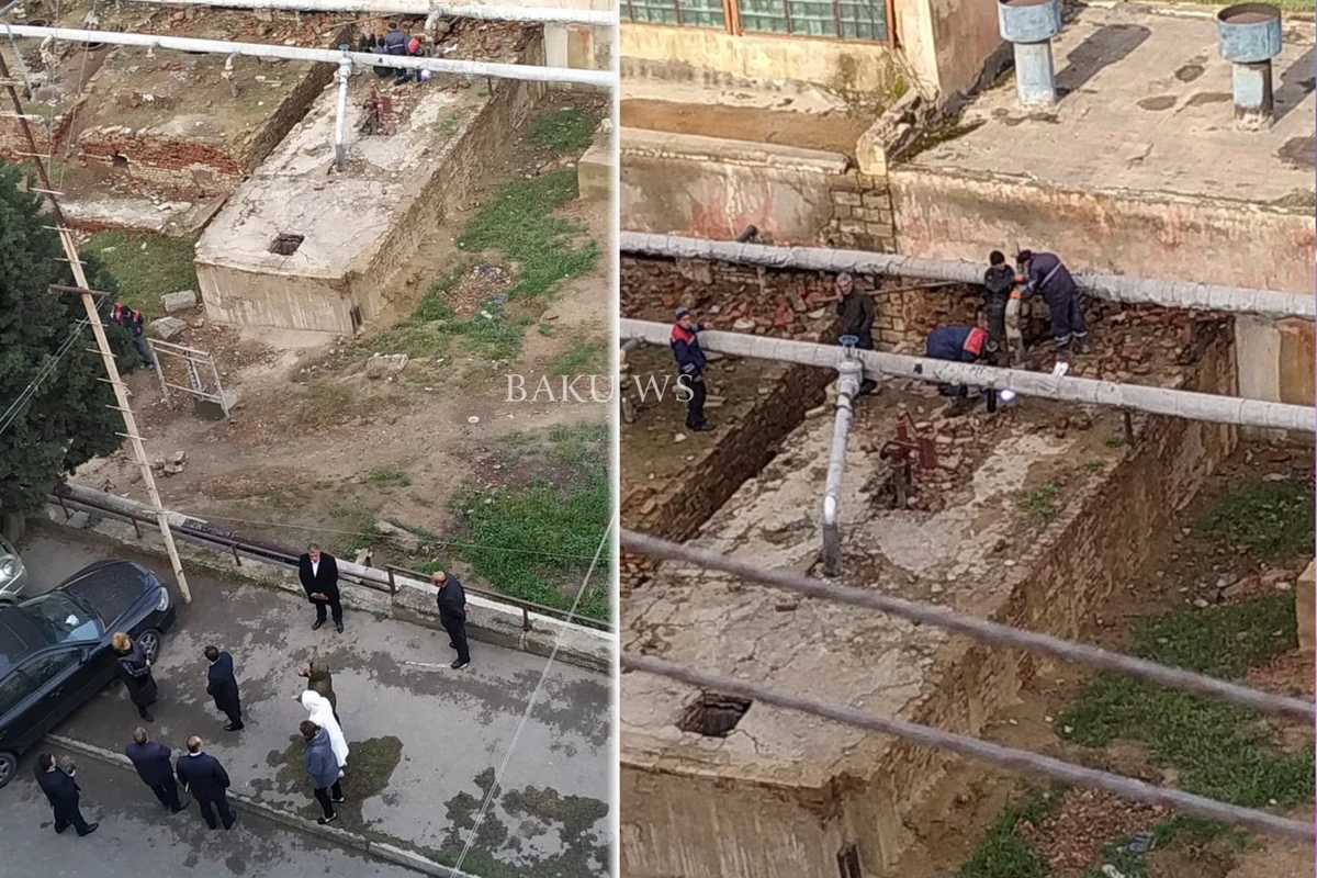 Bakıda gecə saatlarında partlayış oldu - FOTO