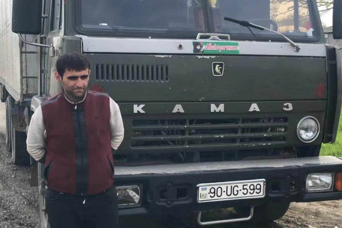 Narkotikin təsiri altında KamAZ sürən şəxs saxlanıldı - FOTO