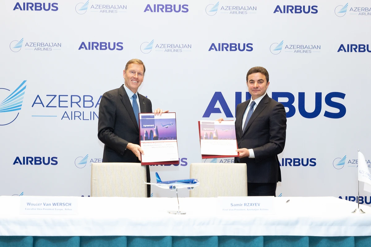 Азербайджанские Авиалинии заказали 12 самолетов семейства A320neo - ФОТО